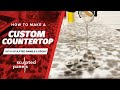 Custom Epoxy Countertop with Sculpted Panels