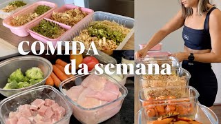 PREPARANDO A COMIDA SAUDÁVEL DA SEMANA | marmitas simples | alimentação prática | DICAS