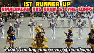 1ST RUNNER UP - BINALBAGAN NATIONAL HIGH SCHOOL DRUM & LYRE CORPS