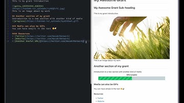 Using HackMD to write your Markdown Code in Gitcoin Grants Stack