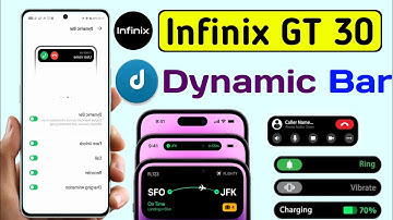 infinix gt 30 turn on dynamic bar setting | how to enable dynamic bar setting infinix gt 30