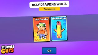 I Want UGLY DRAWING SPECIAL SKIN | UGLY DRAWING WHEEL - Stumble Guys 0.69