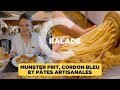 Munster frit, cordon bleu et pâtes artisanales