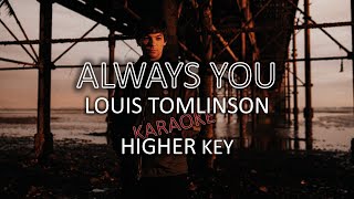 Louis Tomlinson Always You Karaoke HIGHER KEY (2020 LT Tour Edit)