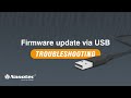 Firmware update via usb  troubleshooting english