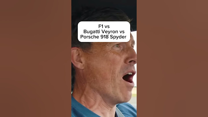 F1 vs Bugatti Veyron vs Porsche 918 Spyder ! #automobile #carwow