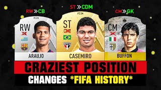 Craziest POSITION CHANGES in FIFA History! 🤯😱