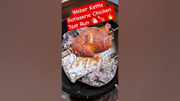 My #WeberKettle Rotisserie Chicken Test Cook Was A Success #Grilling #BBQ