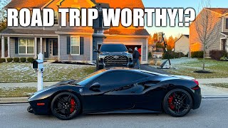 TAKING MY FERRARI 488 ON A 600 MILE ROAD TRIP...