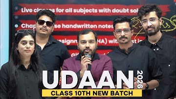 UDAAN 2026 - Class 10 NEW Batch || India