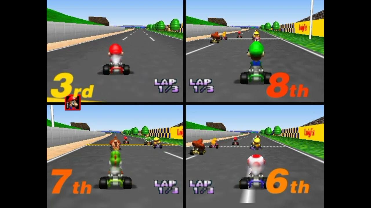 MK64: 4 Player Grand Prix [Mario Kart 64] [Mods]