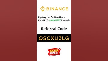 Binance Create Account | Binance Referral Code: QSCXU3LG