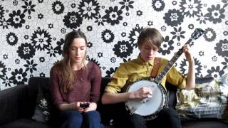 Video thumbnail of "Iron & Wine - Upward Over The Mountain (Berrie live banjo cover)"