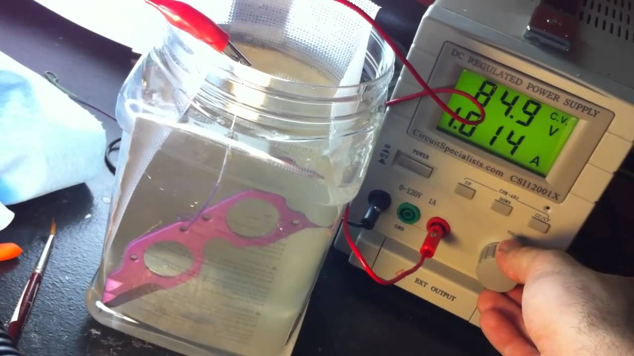 Anodizing Voltage Chart