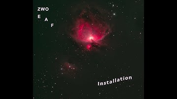 ZWO EAF Installation on William Optics Refractor