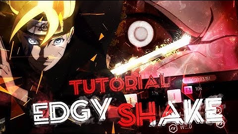 TUTORIAL | SHAKE/MASKING/SPLIT TRANSITION EDGY #AMV #kinemaster