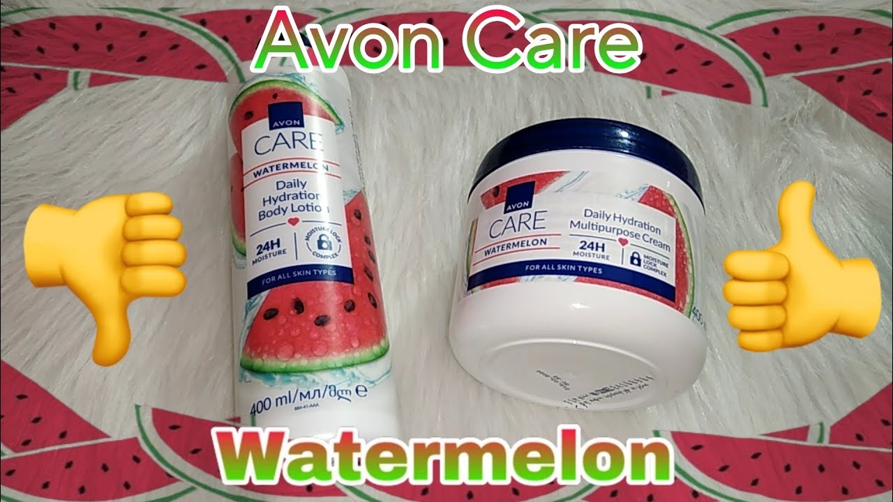 مجموعة البطيخ من افون كير 🍉 Avon Care Watermelon Daily Hydration Multipurpose Cream & Body Lotion 🍉