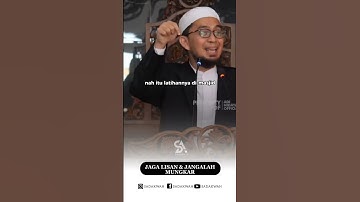 Jaga Lisan & Jangan Mungkar #shorts #ceramah #ustadzadihidayat