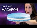 This attempt at making a giant macaron fell flat, literally