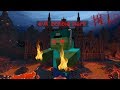 EVIL MARK OUR FRIENDLY ZOMBIE TRIES TO DESTROY OUR HOUSE !! Minecraft Mods