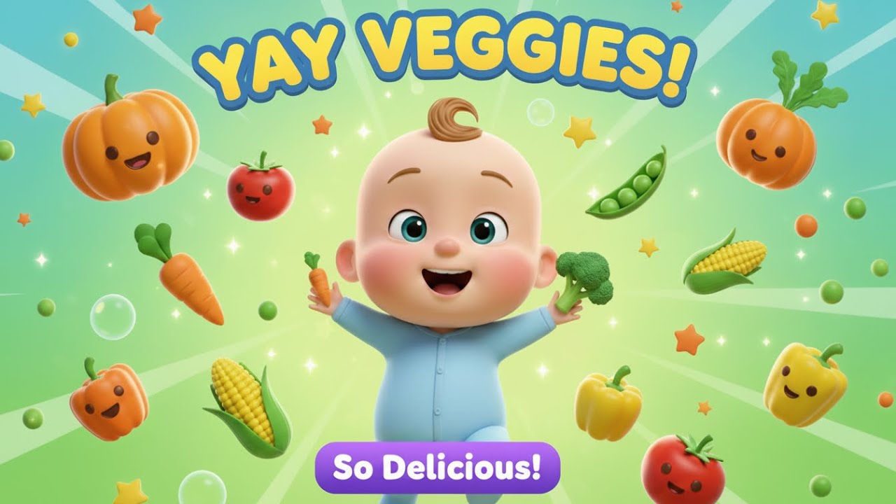 WOW! Vegetables Change Colors 🌈 | Fun Learning Song for Kids