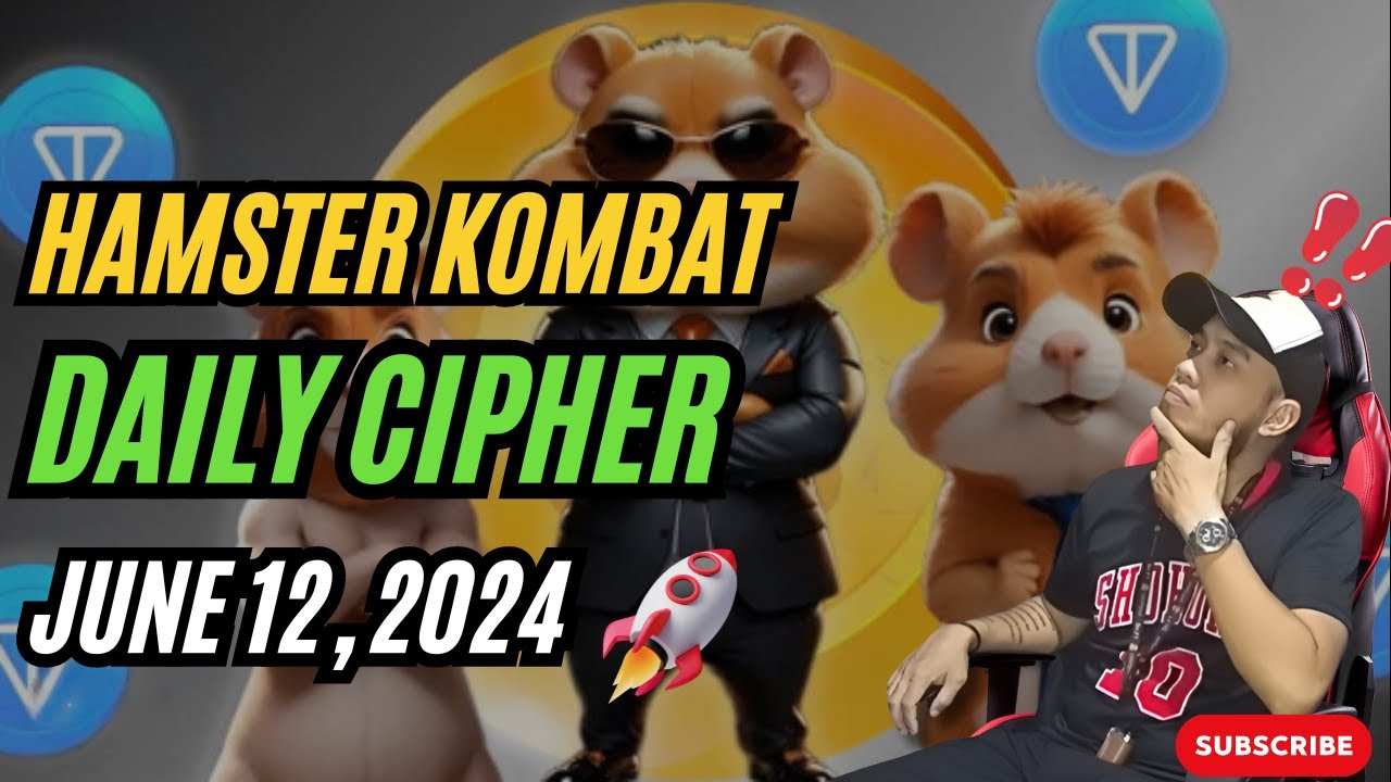 HAMSTER KOMBAT DAILY CIPHER | JUNE 12 | 1 MILLION COINS - YouTube