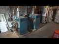 TWO BURNHAM GAS BOILERS NOT HEATING BUILDING