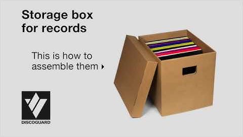 Storage Boxes For Vinyl Records - How To AssembleThem