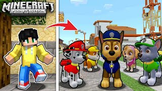 Team PAW PATROL SINAGIP ang UWU CITY sa HUSK ZOMBIE sa Minecraft PE