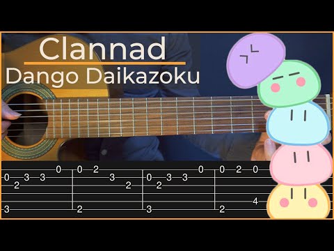 Clannad - Dango Daikazoku (Simple Guitar Tab)