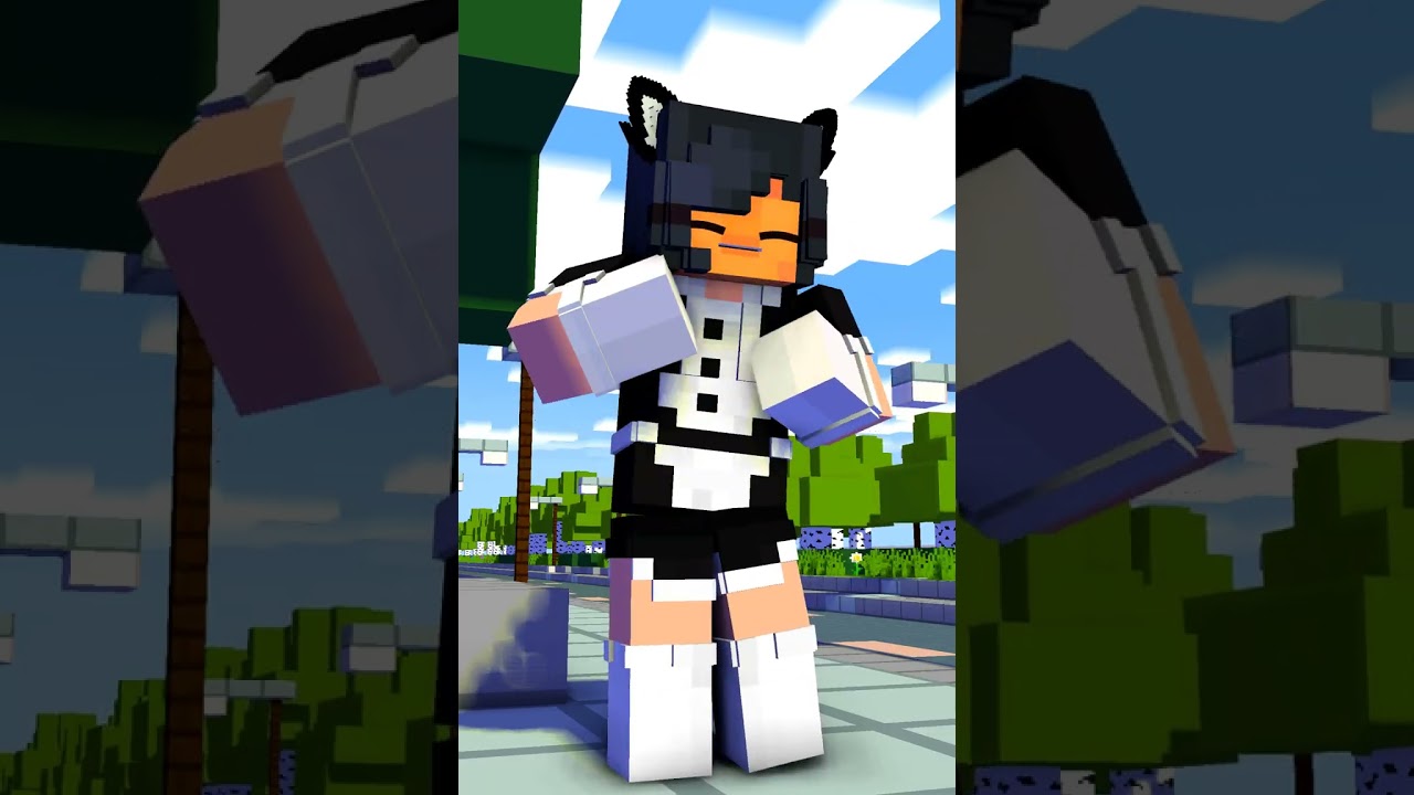 Shikanoko Nokonoko Aphmau maid caught #shorts