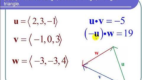 Using Vectors to Determine if a Triangle is Accute, Obtuse, or Right