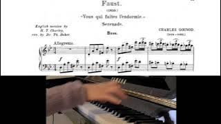 Vous qui faites l'endormie/accompaniment, 반주/(Bass aria)