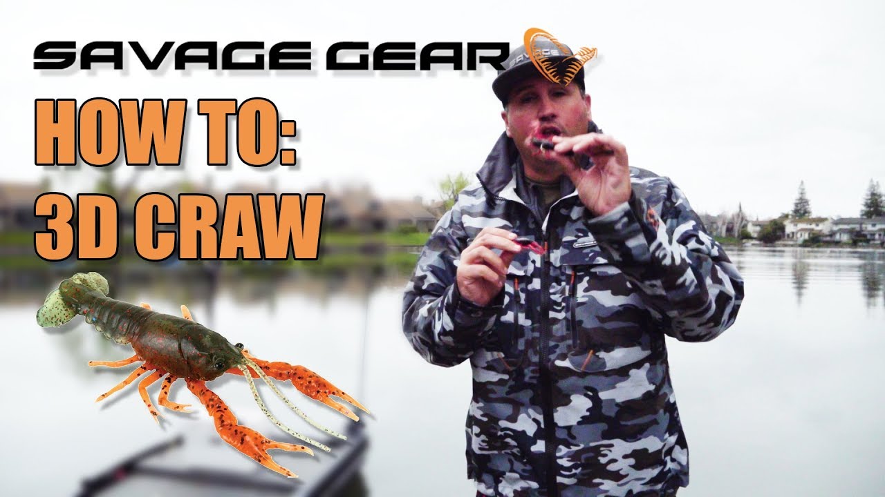 vari Savage Gear Granchi da pesca 3D Crayfish