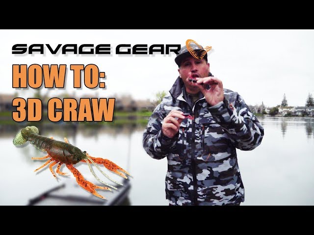 Savage Gear How to: 3D Craw with Nick The Informative Fisherman