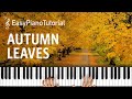 Autumn leaves  piano tutorial  free sheet music