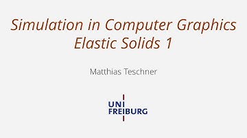 Simulation - Elastic Solids 1