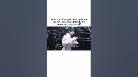 When the lift stopped and jk have to run to go on the stage#jk#jungkook#bts#youtubeshorts