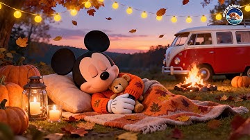 Autumn Peace 🍁 Peaceful Piano Melodies for Stress Relief & Restful Sleep | 4K Cozy Fall Scenery