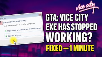 How to Fix GTA (Vice City) Exe Program Has Stopped Working Problem Windows 7/8/10/11 (2025)