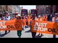 Just Stop Oil ‘loonies’ spray universities with orange paint in protest