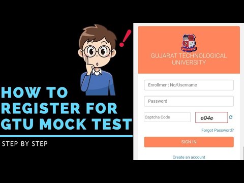 How To Registration Of GTU Mock Test