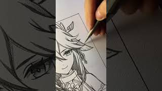 How To Easy anime draw ✍️ Yae Miko / Genshin Impact