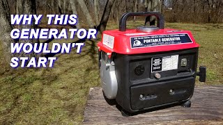Storm Cat Generator will not start