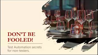 TBDevOps meeting June 2020: Don’t be fooled! Test Automation secrets for non-testers.