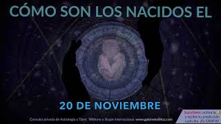 Cómo son los NACIDOS el 20 de Noviembre?