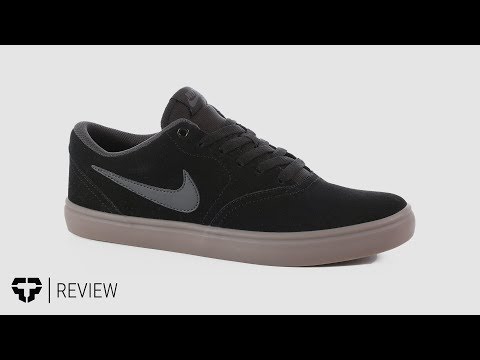 Destierro promedio saber Nike SB Check Solar Skate Shoes Review - Tactics - YouTube