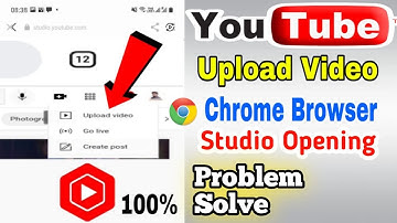 How To Fix Chrome Browser YouTube Video Uploading Problem | Solve Chrome YT studio opening Problem |