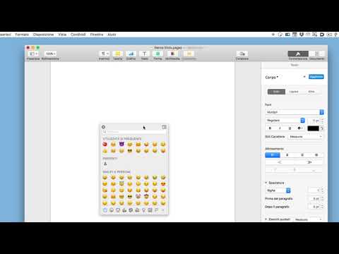 Come usare le emoji sul Mac