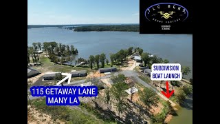 115 GETAWAY DRIVE MANY LA / WATERFRONT TOLEDO BEND LAKE